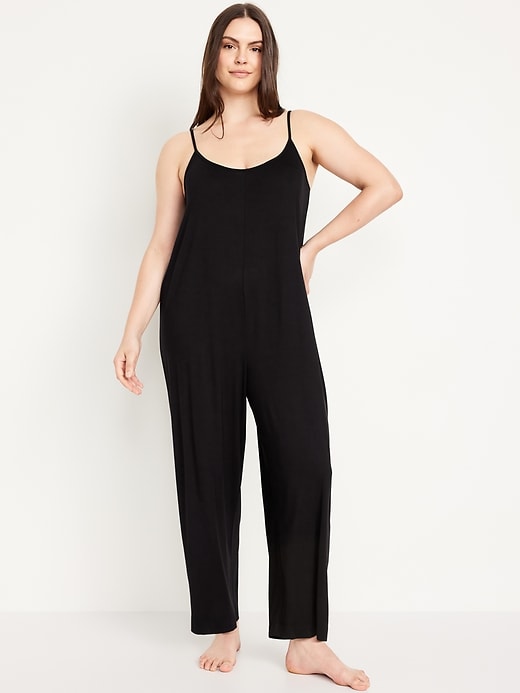 Image number 5 showing, Knit Jersey Pajama Jumpsuit