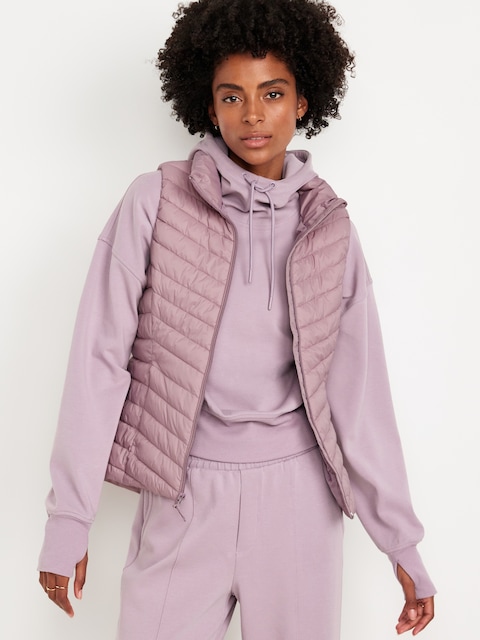 Narrow-Channel Puffer Vest