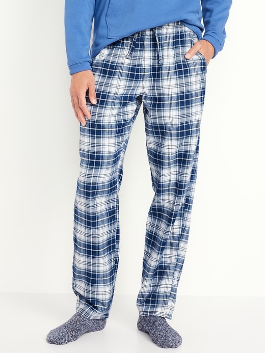 Mens flannel lounge pants sale