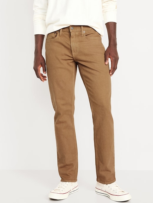 Image number 1 showing, Straight Five-Pocket Pants