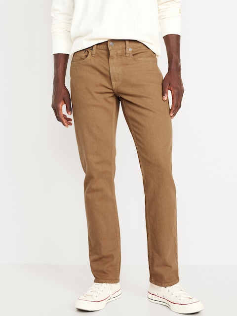 Pantalon droit à cinq poches en sergé avec Robustesse intégrée