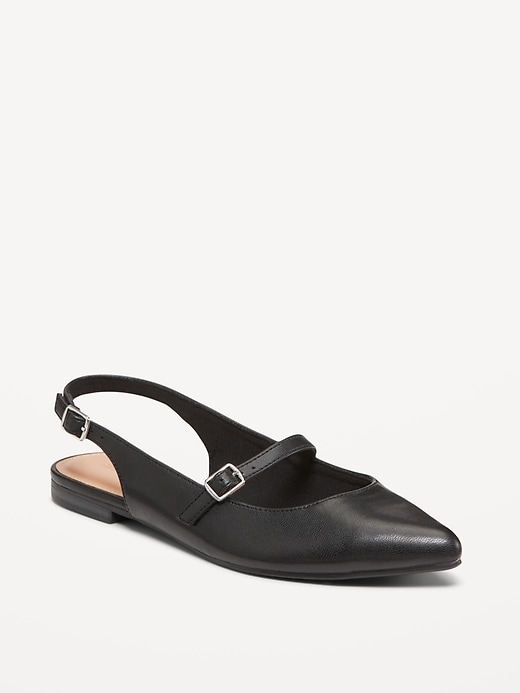 Image number 1 showing, Slingback Mary Jane Flats