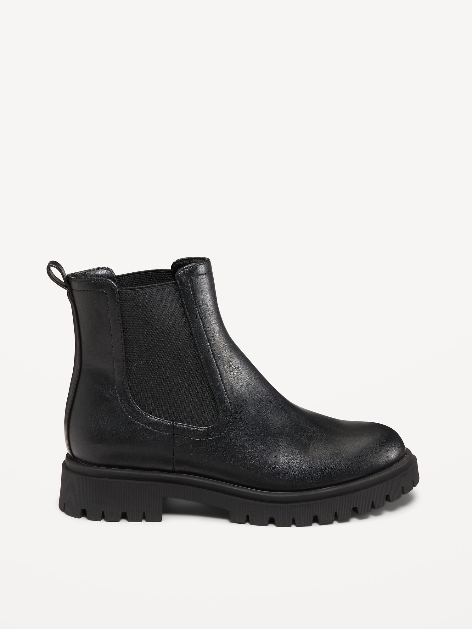 Chunky Heel Chelsea Boot