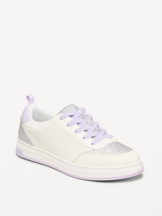 View large product image 1 of 4. Shiny Low-Top Sneakers for Girls