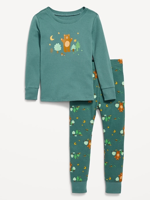 View large product image 1 of 2. Snug-Fit Graphic Pajama Set for Toddler &amp; Baby