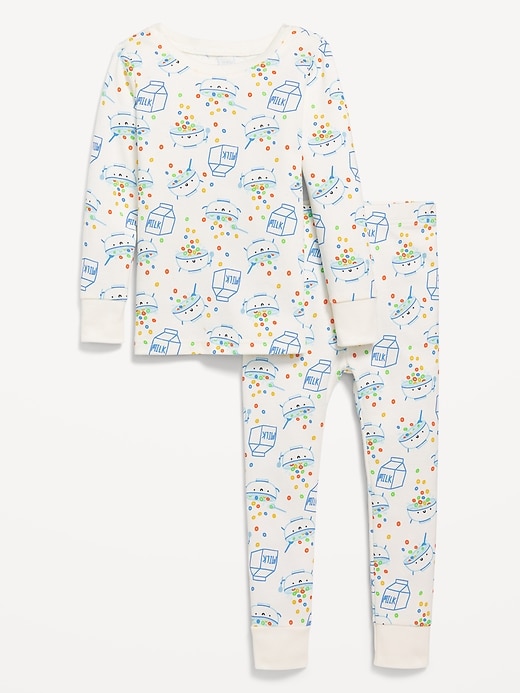 View large product image 1 of 2. Unisex Snug-Fit Printed Pajama Set for Toddler &amp; Baby