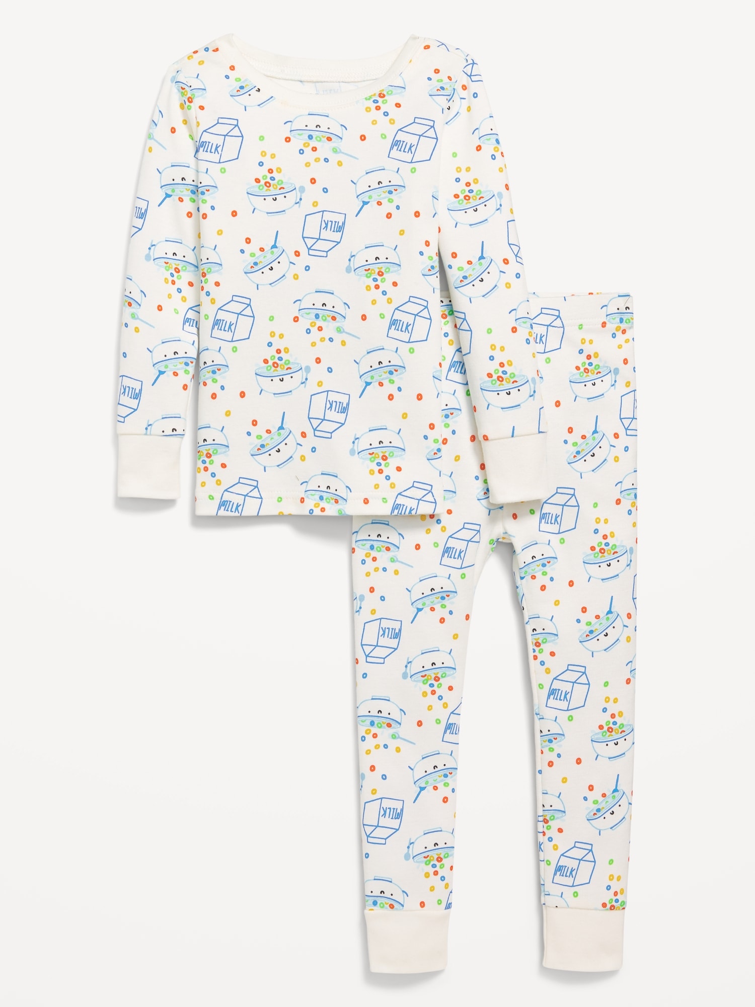 Unisex Snug-Fit Printed Pajama Set for Toddler & Baby