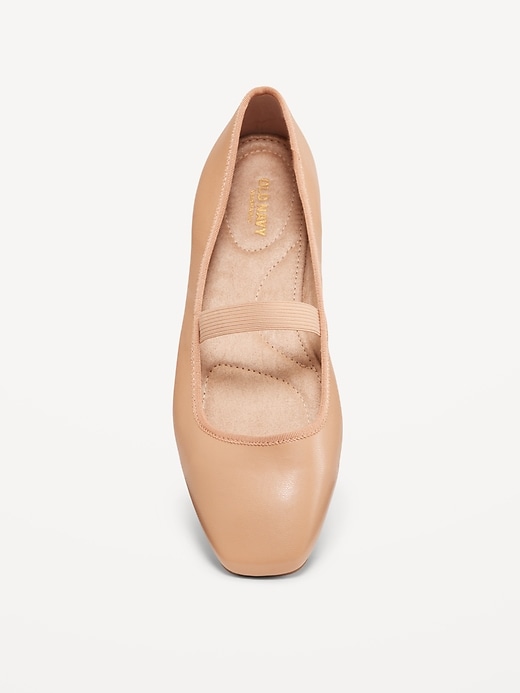 Image number 8 showing, Satin Mary Jane Ballet Flat