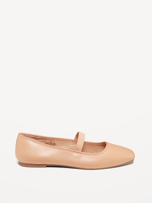 Image number 3 showing, Mary Jane Square-Toe Ballet Flats