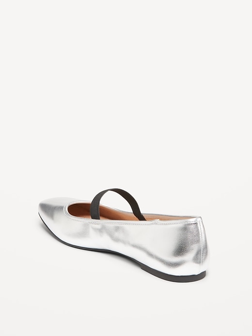 Image number 7 showing, Satin Mary Jane Ballet Flat