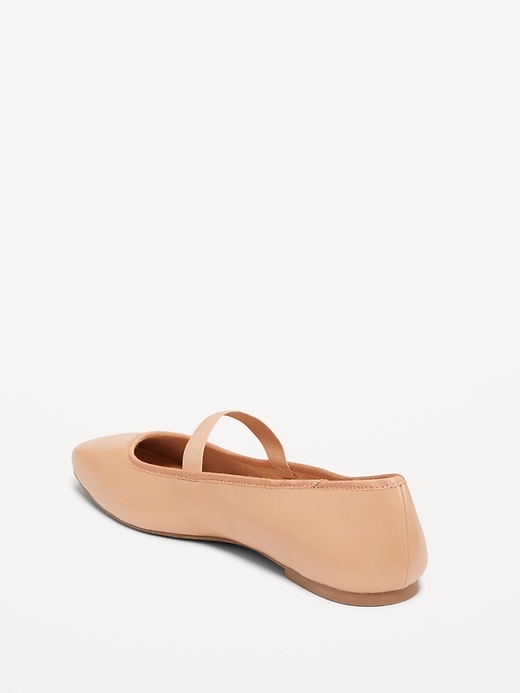 Image number 4 showing, Mary Jane Square-Toe Ballet Flats