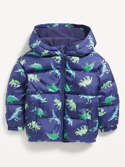 Voir une image plus grande du produit 1 de 2. Veste rembourrée hydrorésistante à motifs pour tout-petit garçon