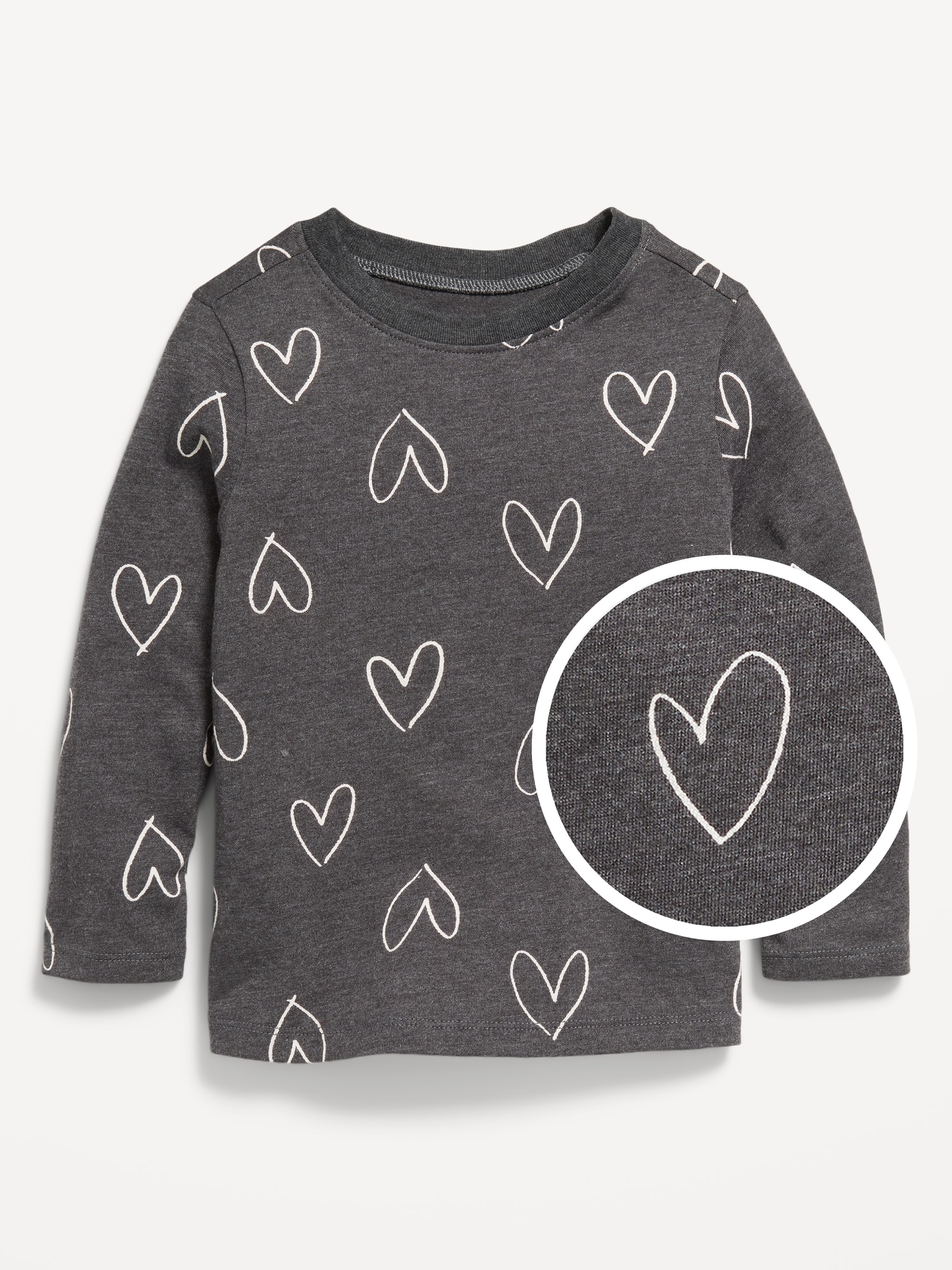 Printed Long-Sleeve T-Shirt for Toddler Girls