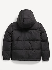 View large product image 3 of 3. Water-Resistant Quilted Puffer Jacket for Boys