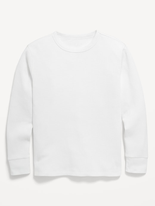 View large product image 1 of 1. Long-Sleeve Thermal-Knit T-Shirt for Boys