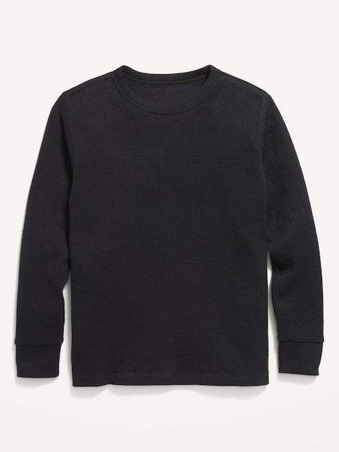 Long-Sleeve Thermal-Knit T-Shirt for Boys