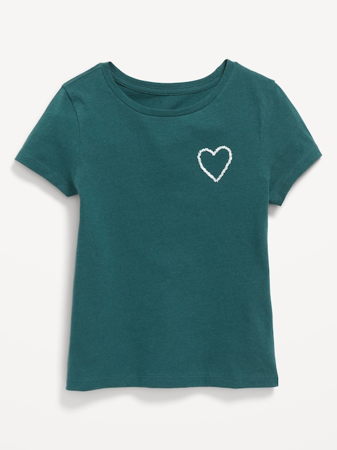 Short-Sleeve Graphic T-Shirt for Girls - Emerald Isle
