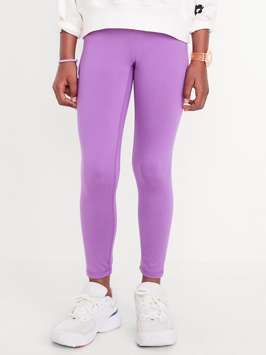 Voir une image plus grande du produit 1 de 4. Legging PowerPress à taille haute et longueur 7/8 pour Fille