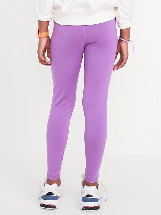 Voir une image plus grande du produit 2 de 4. Legging PowerPress à taille haute et longueur 7/8 pour Fille