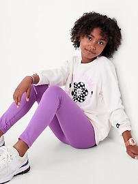 Voir une image plus grande du produit 3 de 4. Legging PowerPress à taille haute et longueur 7/8 pour Fille