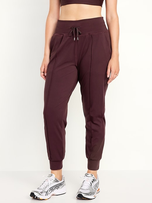 L'image numéro 4 présente Pantalon de jogging PowerSoft à couture et à taille haute