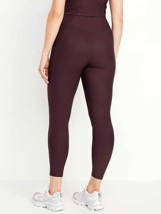 Image number 5 showing, High-Waisted PowerSoft Rib Leggings