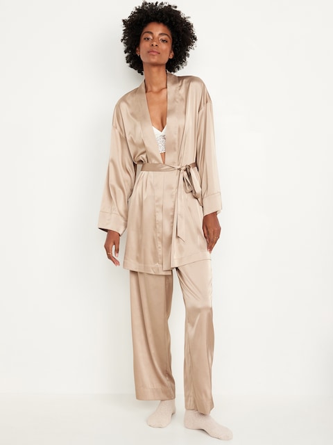 Peignoir de pyjama en satin