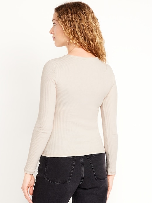 Image number 2 showing, Plush-Knit Long-Sleeve T-Shirt