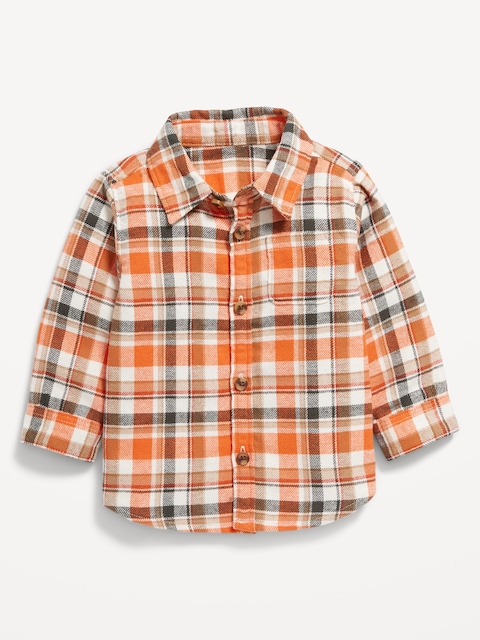 Soft-Brushed Flannel Pocket Shirt for Baby