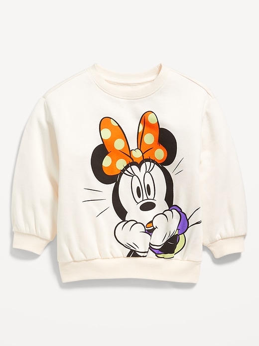 Voir une image plus grande du produit 1 de 1. Chandail en coton ouaté à imprimé Minnie Mouse de Disney&#169 pour toute-petite fille