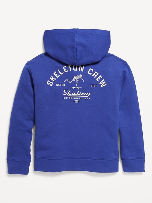 Image number 3 showing, Graphic Zip-Front Hoodie for Boys