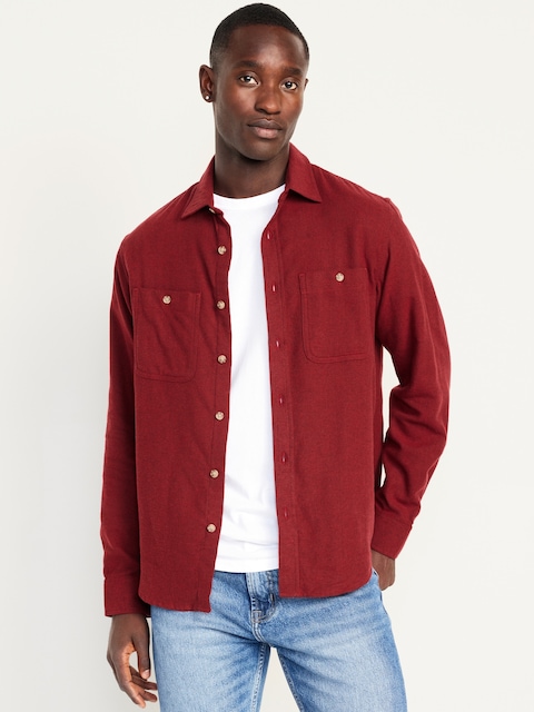 Flannel Pocket Shirt - Red
