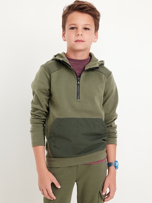 View large product image 1 of 4. Dynamic Fleece Half-Zip Hoodie for Boys