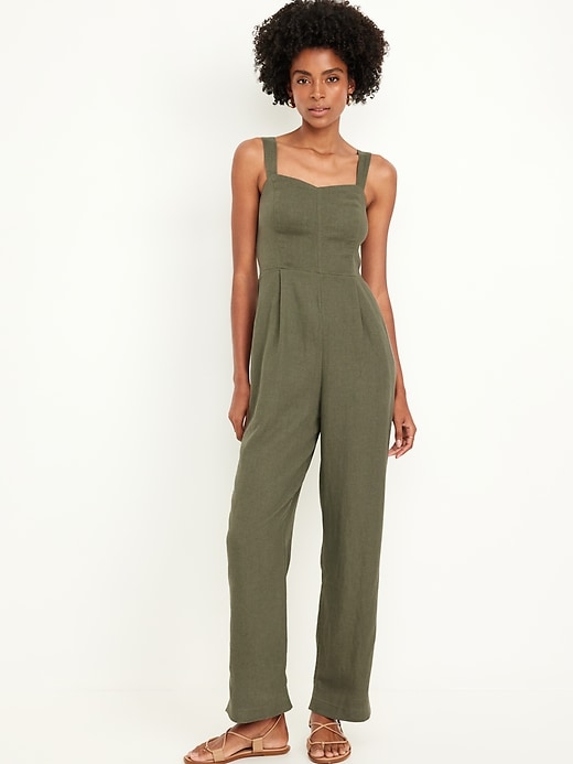 Image number 1 showing, Fit & Flare Cami Jumpsuit