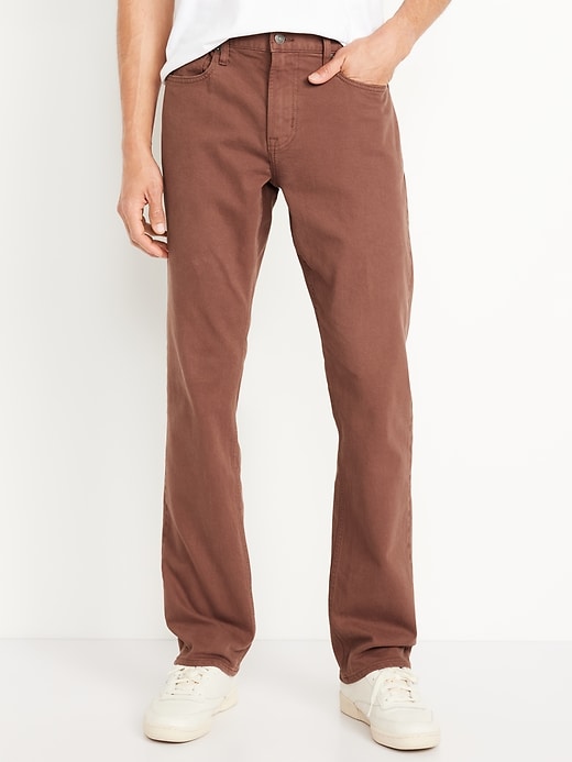 Image number 1 showing, Straight Five-Pocket Pants