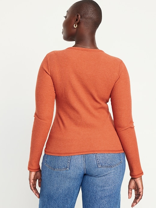 Image number 6 showing, Plush-Knit Long-Sleeve T-Shirt