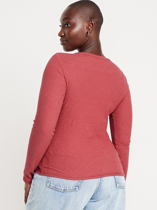 Image number 6 showing, Plush-Knit Long-Sleeve T-Shirt