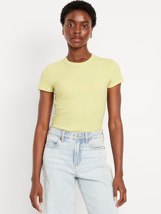 Image number 1 showing, Snug Crop T-Shirt