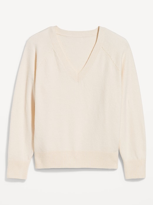 Image number 4 showing, SoSoft Loose V-Neck Sweater