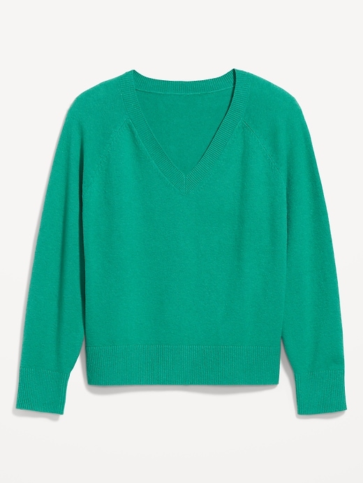 Image number 4 showing, SoSoft Loose V-Neck Sweater