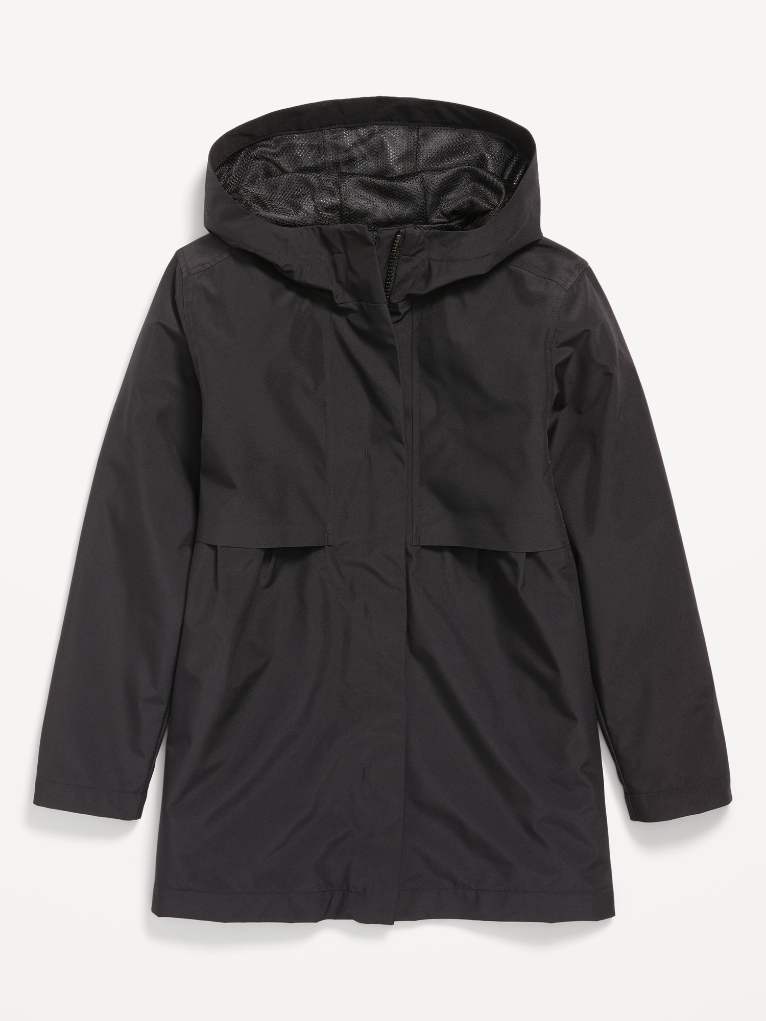 Water-Resistant Hooded Jacket for Girls