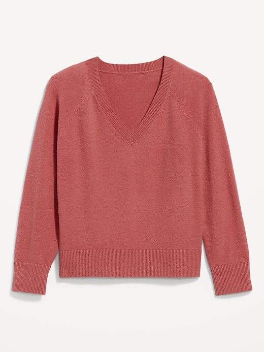 Image number 4 showing, SoSoft Loose V-Neck Sweater