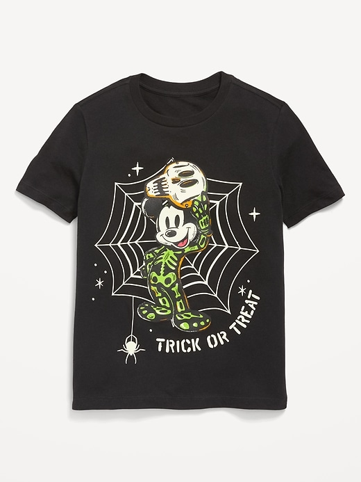 View large product image 1 of 2. Disney© Mickey Mouse Gender-Neutral Graphic T-Shirt for Kids