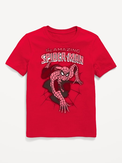 Voir une image plus grande du produit 1 de 2. T-shirt à imprimé Spider-Man de Marvel&#153 unisexe pour enfant