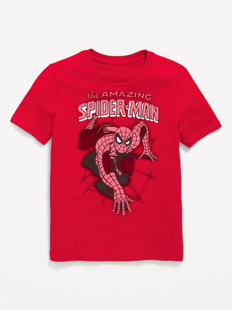 T-shirt à imprimé Spider-Man de Marvel™ unisexe pour enfant