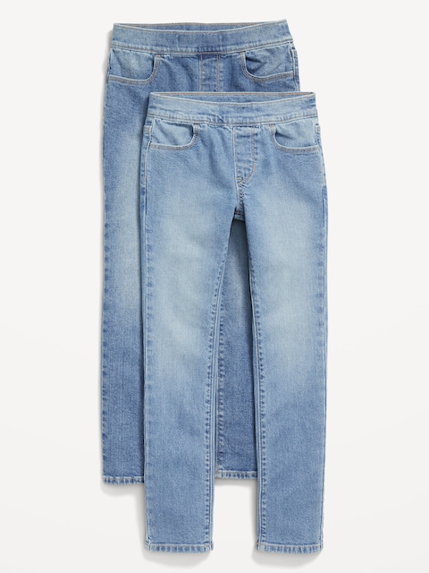 Wow Skinny Pull-On Jeans 2-Pack for Girls