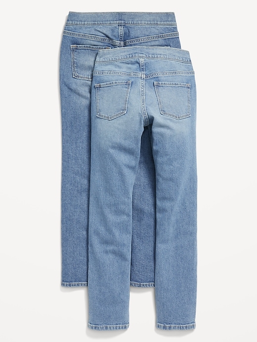 Voir une image plus grande du produit 2 de 2. Jean Wow ajusté à taille extensible pour fille (paquet de 2)