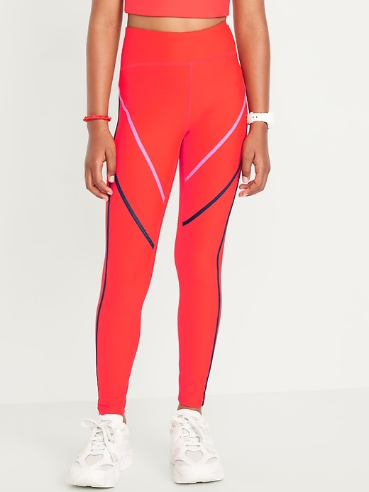 Voir une image plus grande du produit 1 de 4. Legging Powersoft à taille haute longueur 7/8 pour fille