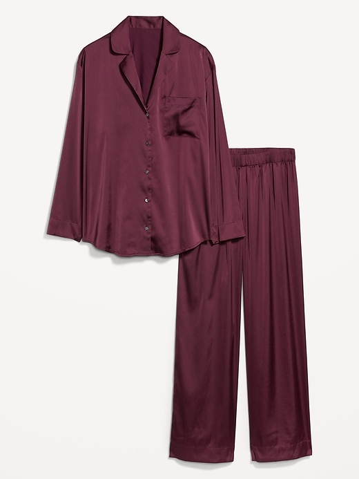 Image number 4 showing, Satin Pajama Pant Set