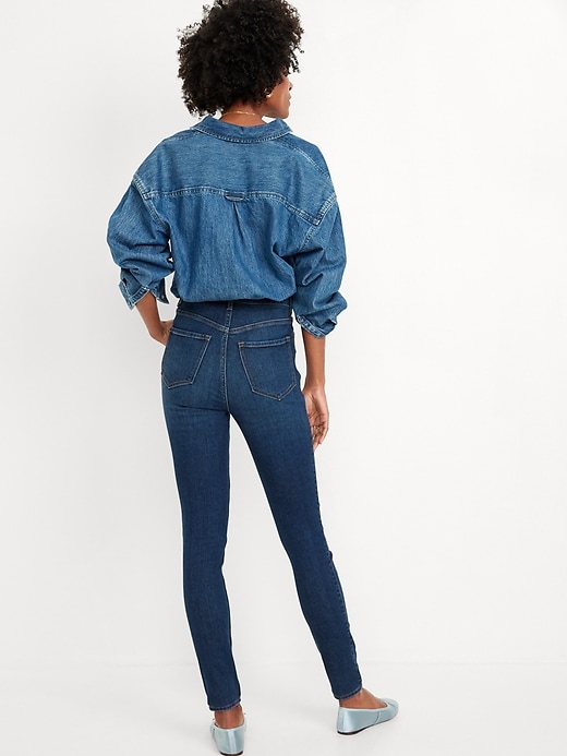 Image number 3 showing, Extra High-Waisted Rockstar 360° Stretch Super-Skinny Jeans